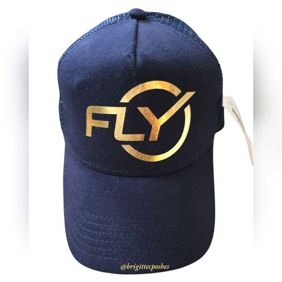 FLYWHEEL SPORTS Unisex Navy Trucker Hat - Picture 1 of 8